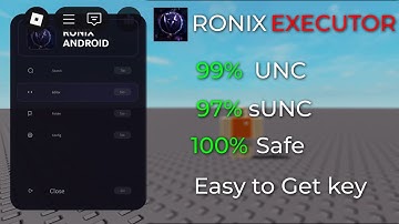 RONIX EXECUTOR | 99% UNC | 97% SUNC | 100% SAFE🔥