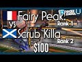 Fairy Peak! (Rank 1) vs Scrub Killa (Rank 2) | $100 Rocket League 1v1