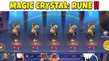 BEST METHOD TO MANIPULATE SHOP IN MAGIC CRYSTAL: RUNE‼️ MAGIC CHESS GO GO (GAMEPLAY)