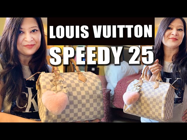 Louis Vuitton Speedy 25 Damier Azur Handbag