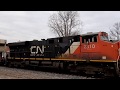 CN freight train Holly Michigan