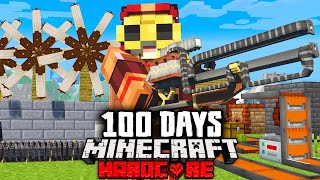 I Survived 100 Days as an ENGINEER in Minecraft Hardcore