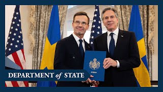 Secretary Blinken meets with Swedish Prime Minister Kristersson