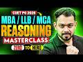 CUET PG Reasoning 2026 | CUET PG 2026 MBA / LLB / MCA REASONING MASTERCLASS | Reasoning Preparation