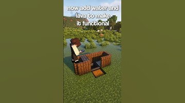 Minecraft: Cobblestone Generator | #shorts