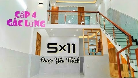 Nhà Cấp 4 Gác Lửng | DT 55m2 Giá 1ty650 | Gần Ngã Tư Chiêu Liêu Dĩ An | Mẫu Nhà Gác Lửng Đẹp