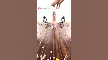 🔮 Beads Rolling Backward | Oddly Satisfying ASMR Flow