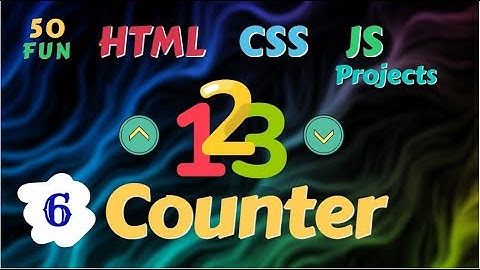Counter project in JavaScript | JavaScript Tutorials اردو / हिंदी