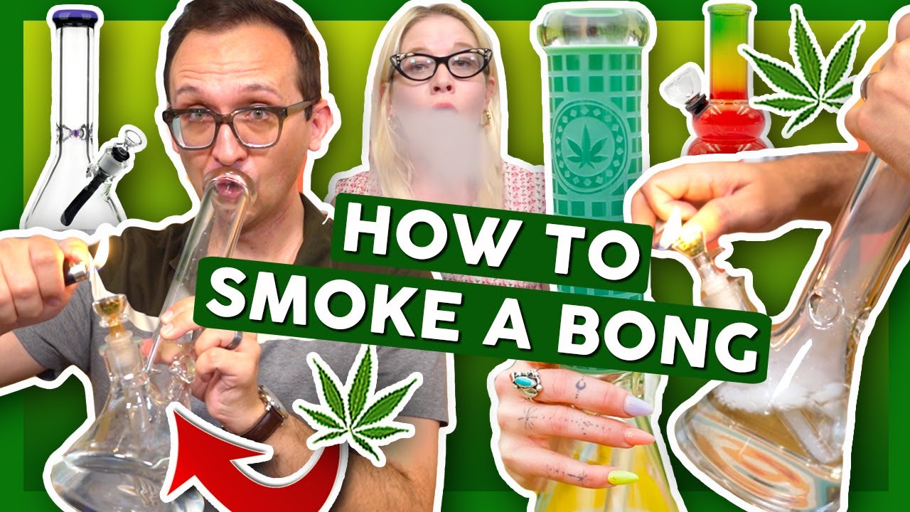 How to smoke from a water bong - Video