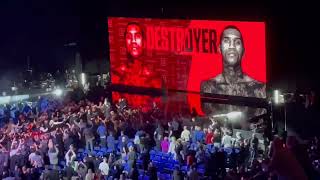 Conor Benn Entrance & Highlights From The Stands inc Nigel Benn Celebration After BRUTAL KO!