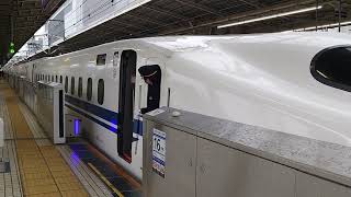 0325_043 新横浜駅を出発する東海道新幹線N700系 J4編成(N700S)