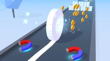 Layers Roll - Paper Line - Android/ios gameplay (Level 1 - 5)