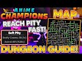 Anime champions full dungeon guide new maps  how to build up astral pity fast in anime champions