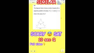 Hard SAT Math Geometry That Ruined A Perfect Score #satmath #shorts