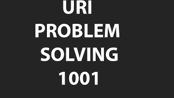 URI Online Judge | 1001 || Extremely Basic || Problem Solving