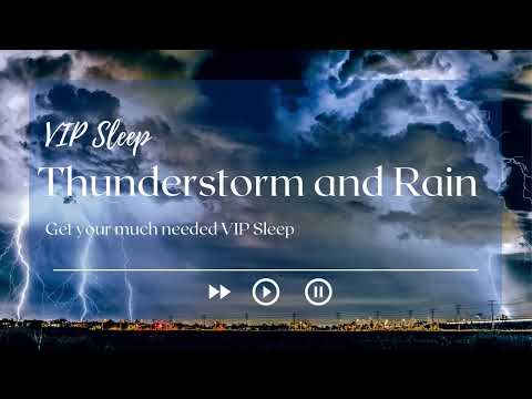 8 Minute Timer - Thunderstorm and Rain for Stress Relief | Mediation | Study