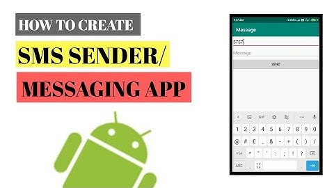 How to create SMS Sender / How to create Messaging App / Android studio tutorial /codewithsp