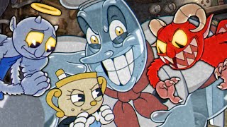 Cuphead - АНГЕЛ И ДЕМОН - ФИНАЛЬНЫЙ БОСС - КОНЦОВКА [#17] - Дополнение The Delicious Last Course