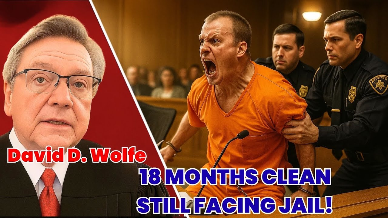 Судья Дэвид Вулф делает замечание: «ДВАЖДЫ провалил реабилитацию… Мотоцикл, наркотики… А ТЕПЕРЬ —...