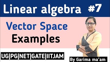 B.Sc-final year,Linear Algebra,Unit-3,Ch-1st,Exp.of vector space,part-7,MGSU,By-Garima ma