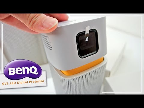 REVIEW BenQ GV1 LED Digital Projector | Unboxing, Installation and Review | Familienshow