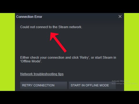 Steam  - Connection Error  - Could Not Connect To The Steam Network  - Fix