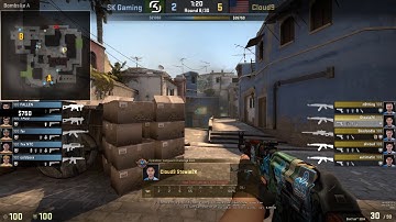 ESL Pro League Cloud9 vs SK on de_mirage Stewie2k POV