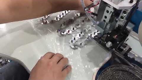 Pearl and sequin setting machine