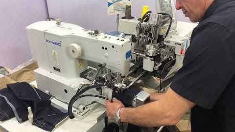 RAMBO RM-254 Double needles automatic belt loop setter