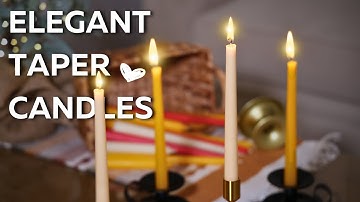 How To Make Taper Candles | Complete Guide to Creating Beautiful Handmade Beeswax Candles!