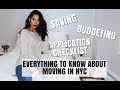 Everything To Know About Moving in NYC | SAVING, BUDGET, APPLICATION + more