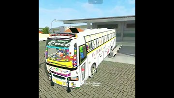 Kerala Tourist Bus Ovil Bus Entry Bussid | Bus simulator indonesia new mod  #shorts