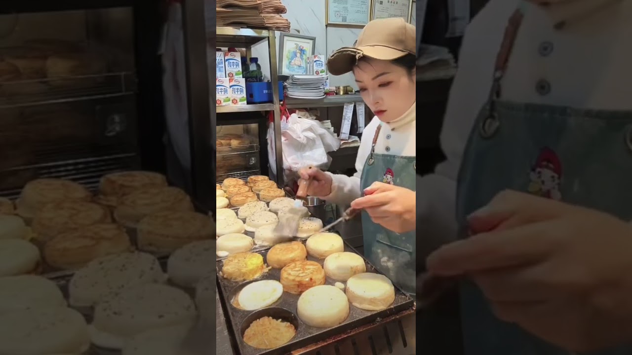 👉🍔 The Making of Delicious Meat Egg Burger