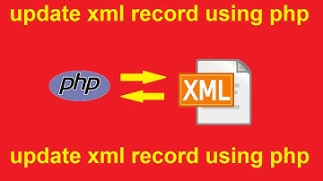 update xml file using php