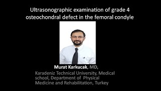 Ultrasonographic Examination Of Grade 4 Osteochondral Defect In The Femoral Condyle,