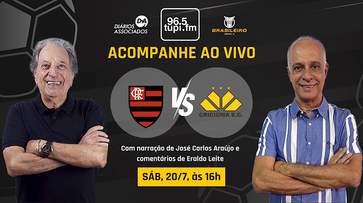 FLAMENGO 2 x 1 CRICIÚMA- Campeonato Brasileiro - 18ª Rodada - 20/07/2024 - AO VIVO