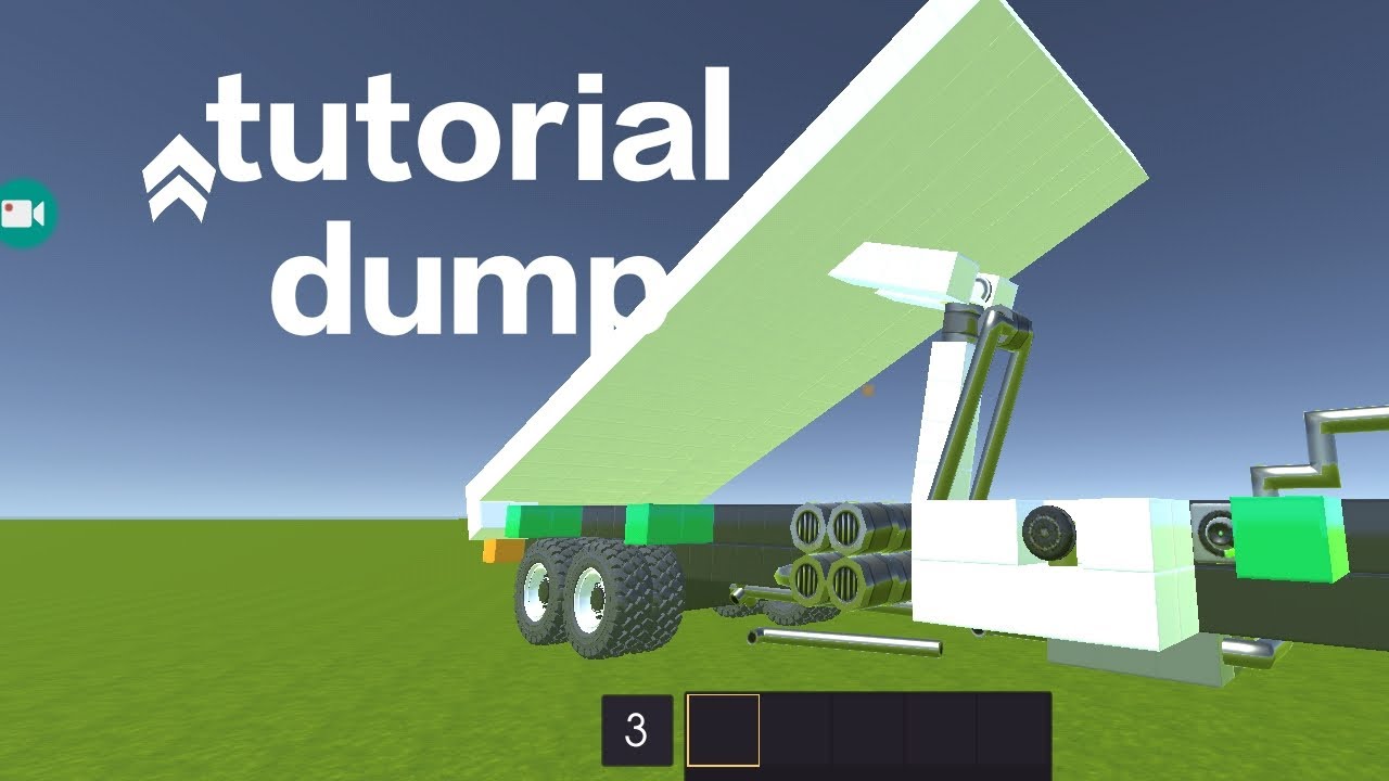 cara membuat bak truk di evertech sandbox