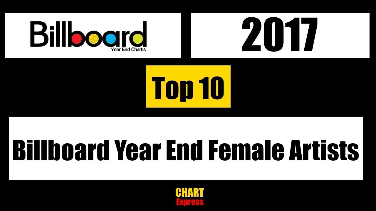 Billboard 2017 | Year End Top Female Artists 2017 | Top 10 | ChartExpress -  YouTube