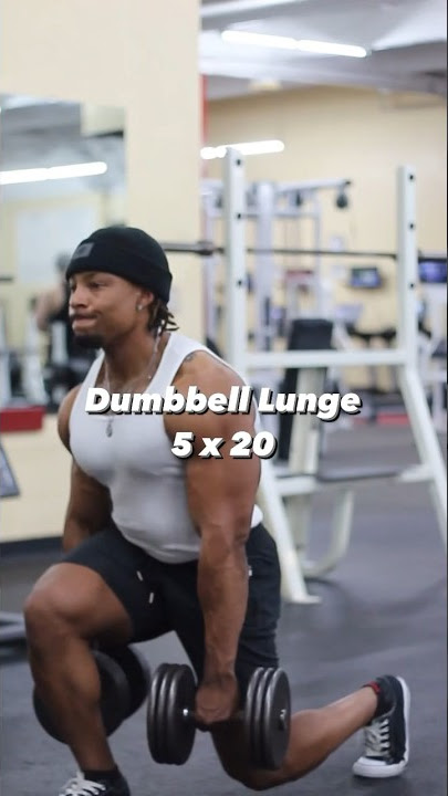 Leg Day Workout with Dumbbells ONLY!