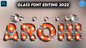 Glass Font editing 2022 how to make glass font editing in pixlab ps cc | glass font |Zarraq Creation