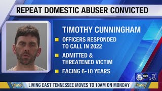 Repeat domestic abuser convicted in Knox County