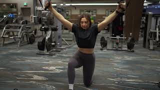 Kneeling Double Cable Lat Pulldown