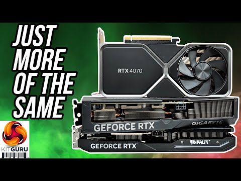 Nvidia RTX 4070 Review ft. Gigabyte and Palit
