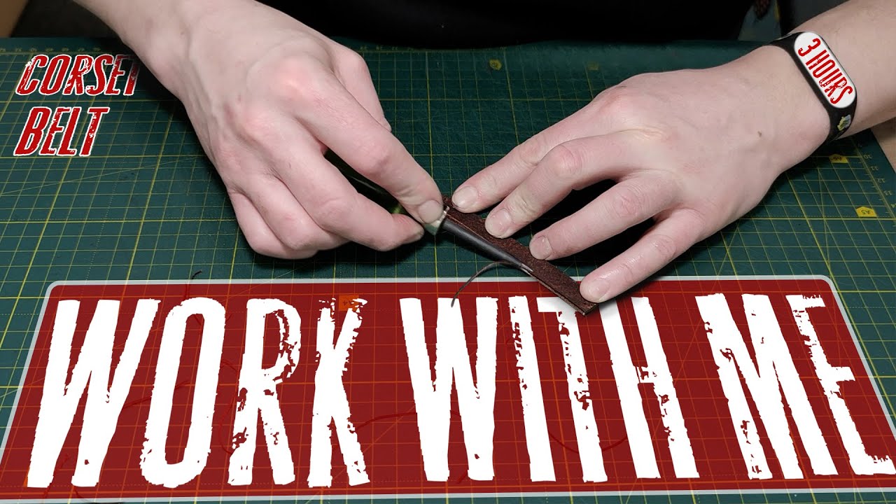 I Make A CORSET Belt From Leather For 3 HOURS Let s Work Together i-make-a-corset-belt-from-leather-for-3-hours-let-s-work-together