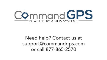 CommandGPS Tutorial #7: View Vehicles and Trailers