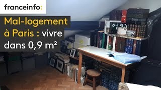 Mal-logement à Paris : vivre dans 0,9 m²