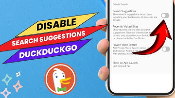How to Disable Search Suggestions in DuckDuckGo - Easy Guide