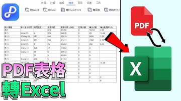 PDF表格轉Excel超簡單！4種最實用方法！一次搞懂PDF轉Excel不跑版