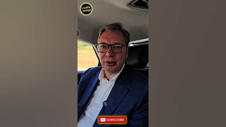 Vi vezujte pojas, ja ne marim #komedija #parodija #humor #vucic #smesno #srbija #balkan #kriminal