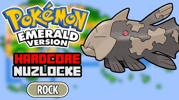 Pokemon Emerald Hardcore Nuzlocke - ROCK Only (NO Items, NO Overleveling)